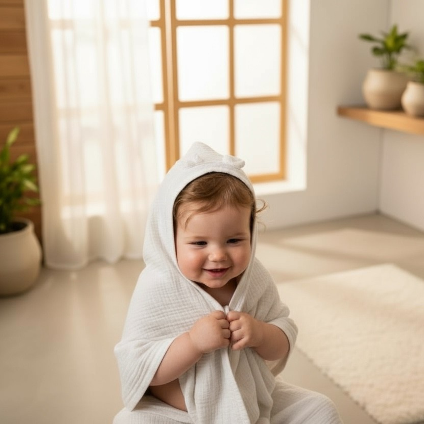 Lavender Bear Dream: 3-Piece 100% Cotton Baby Bedding Set