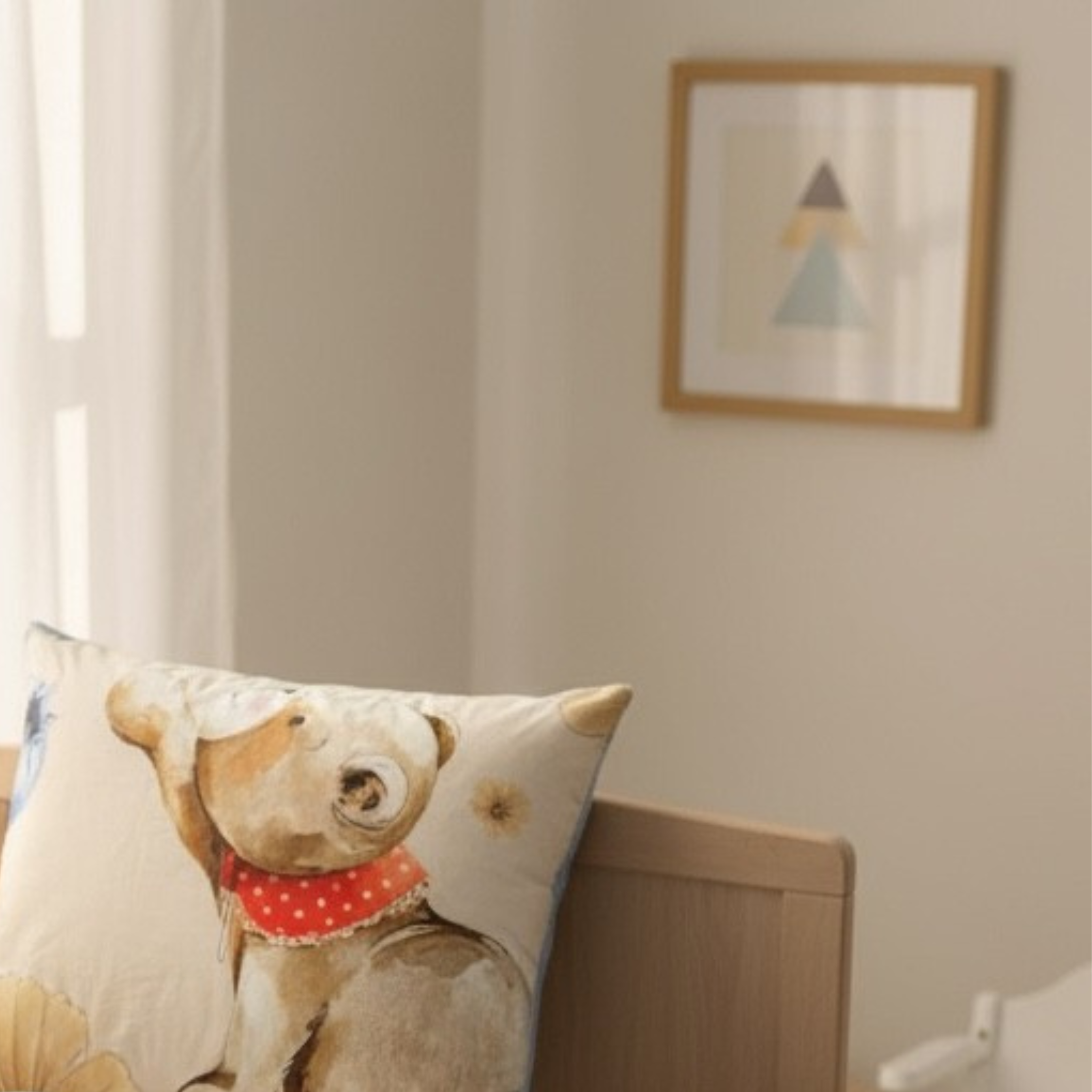 Blueberry Bear: 3-Piece 100% Cotton Baby Bedding Set