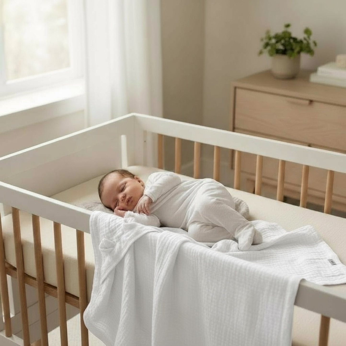 Blueberry Bear: 3-Piece 100% Cotton Baby Bedding Set