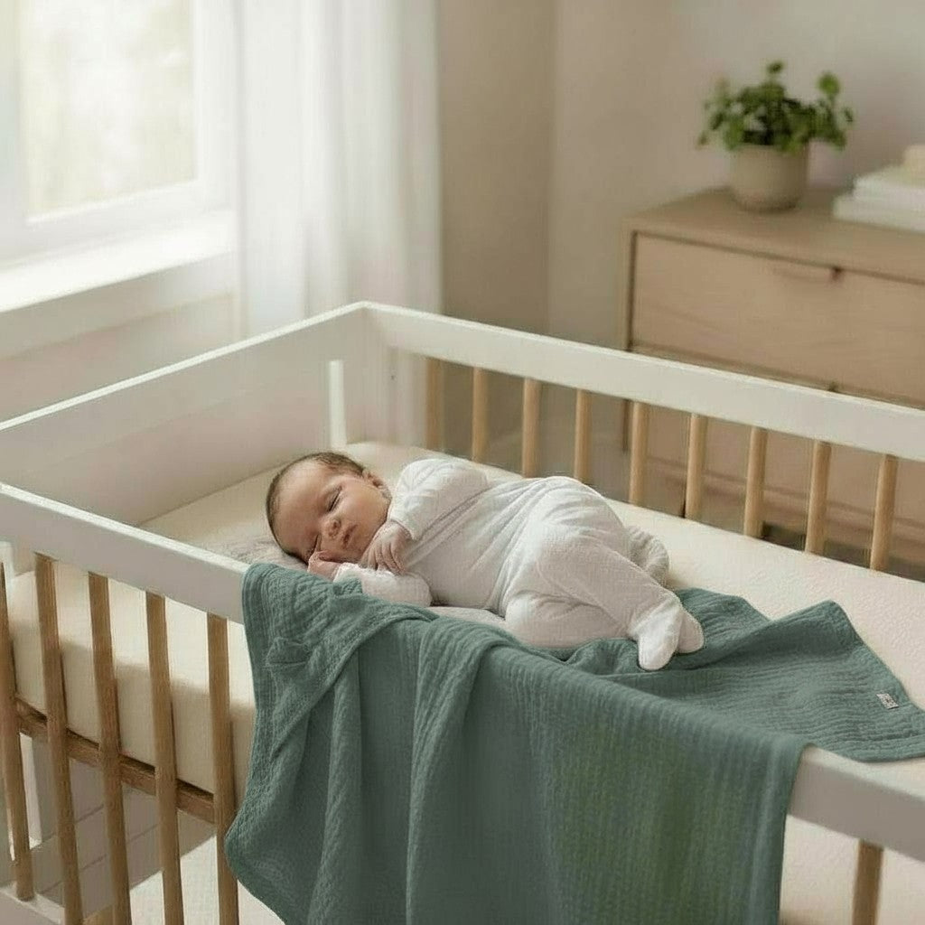 Muslin Hooded Baby Towel — 100% Double Gauze Cotton